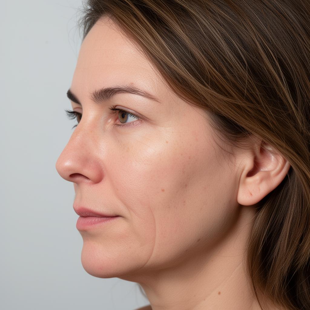 Jawline Contouring with Dermal Fillers before